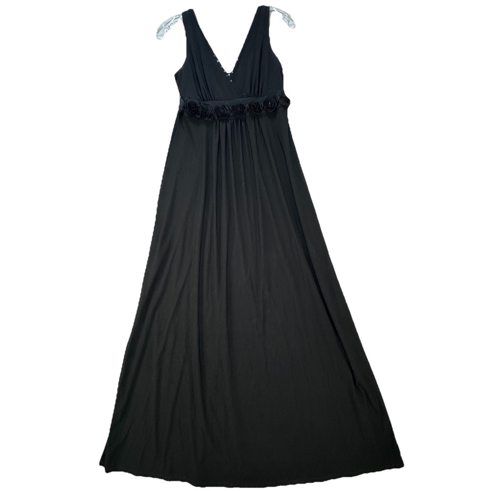VTG Y2K Kupcake Black Empire Waist Maxi Dress Soft Girl‎ Size M Witchy Vampcore